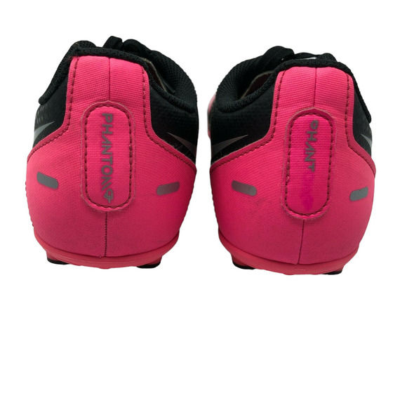 Nike Junior Phantom GT Club FG Black Pink Soccer Cleats CK8479 006 Size 5Y - Picture 4 of 13